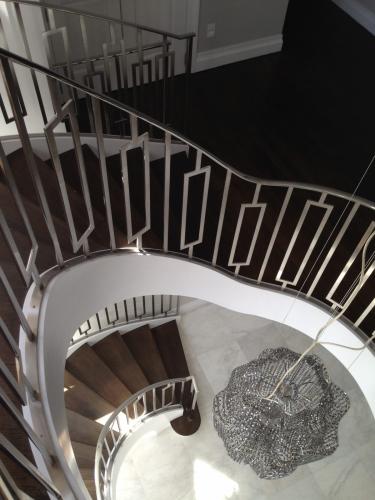 Custom iron gate installation