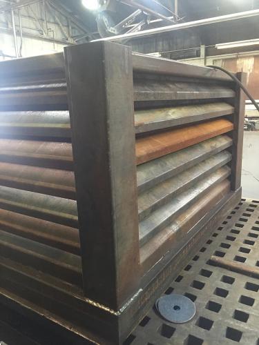 Custom iron balcony railing