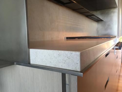 Custom fabricated metal architectural element