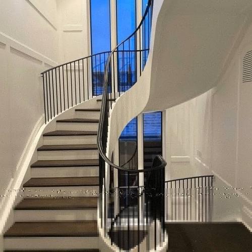 Outdoor glass guardrail system